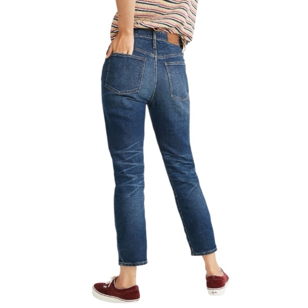 Madewell The Perfect Vintage Crop High Rise Jeans Button Fly Clearview Wash 26